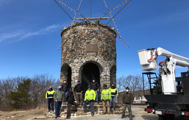 The Star Crew, April 6: Chris Farley, Mark Kelley, Randy Stearns, Arthur Andrews, Casey Leonard, Bob Cochran, Tom Jackson, Jeremy Bisson, Matt Heath, Peter Rollins (Photo courtesy Amy Rollins)