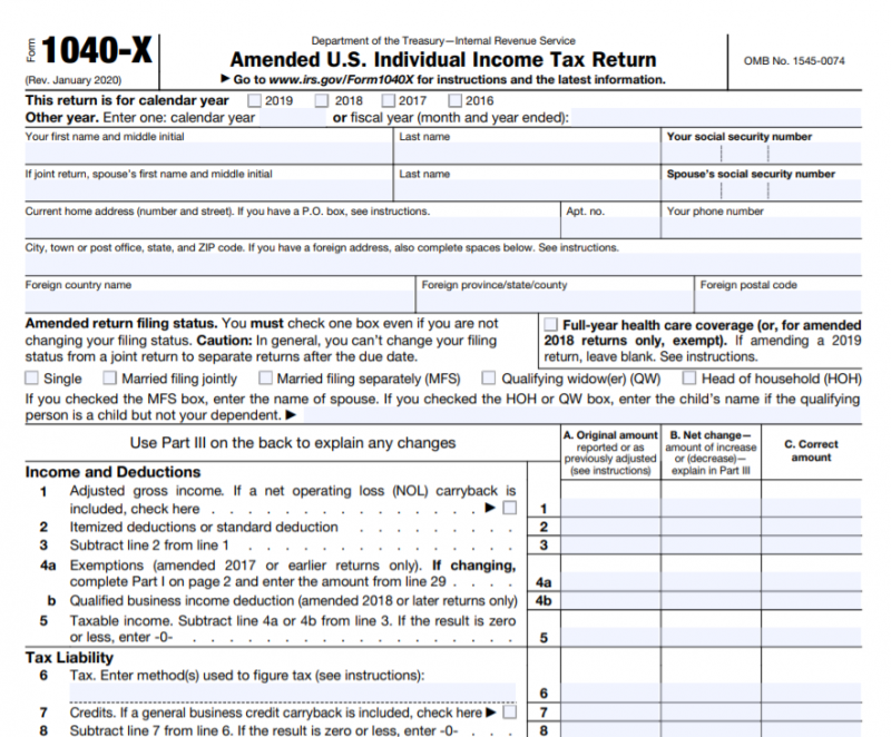 Irs To Provide Electronic Amended Tax Return Filing Option This Summer Penbay Pilot