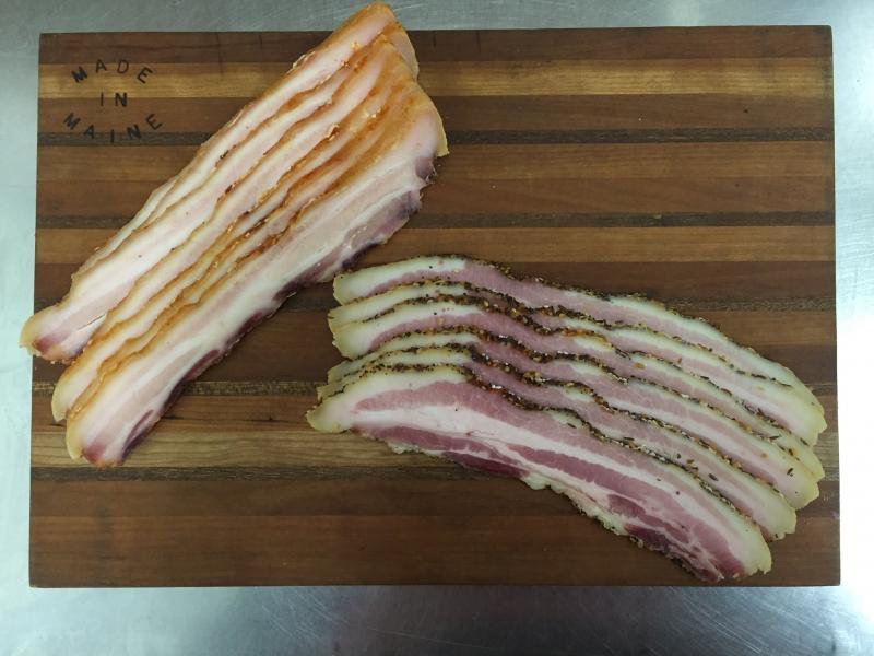 Honey Sriracha and Everything Spice bacon. Photo courtesy Farmers’ Gate Market.