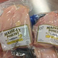 Packaged chicken, raised in Warren. Photo courtesy Maine-ly Poultry.