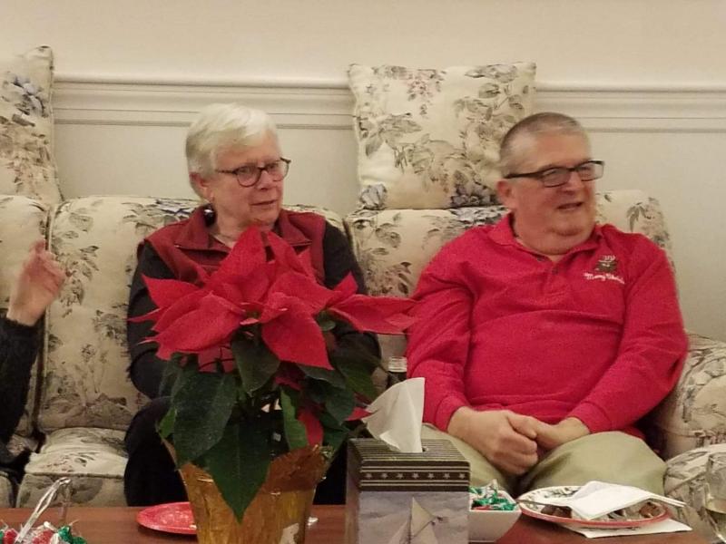 Robin and Gordie Guist during the 2019 holiday season. (Photo courtesy of Jule Clement)