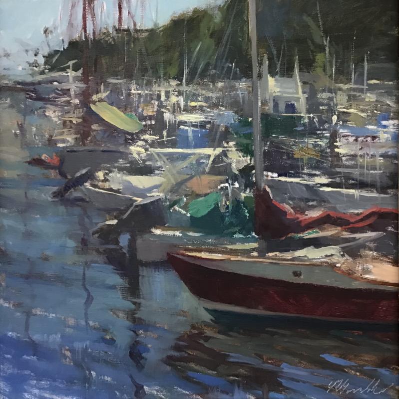 Loose Cannon by Roberta Goschke. Oil on linen. (Photo courtesy Camden Falls Gallery)