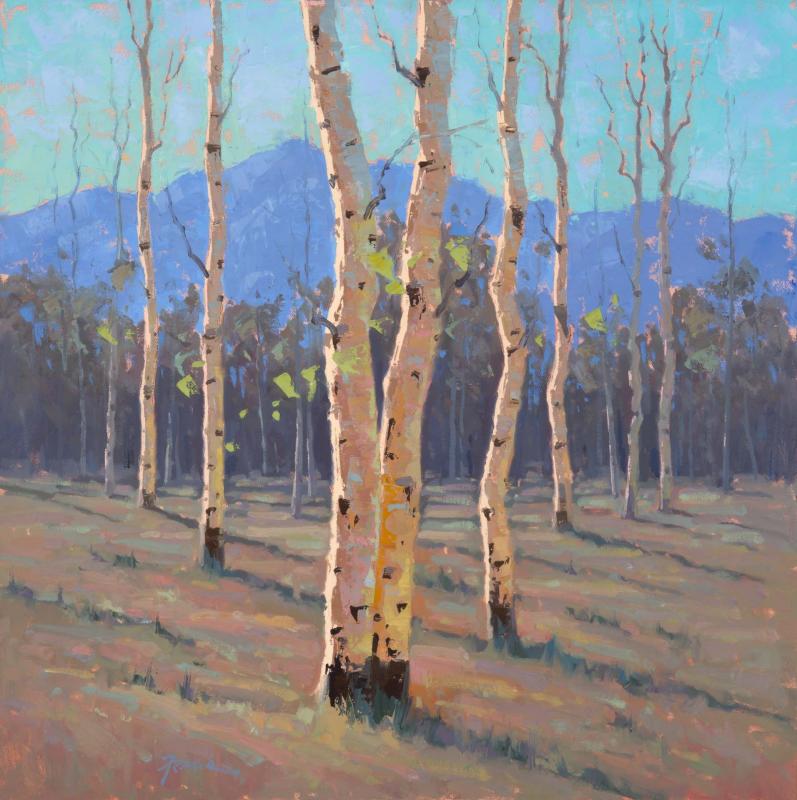 Northwoods Spring, Charles Fenner Ball, Oil On Canvas. (Photo courtesy Camden Falls Gallery)