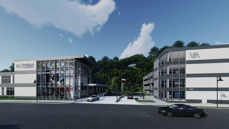 Day rendering of Portland Community Based Outpatient Clinic (CBOC). (Photo courtesy VA Maine)