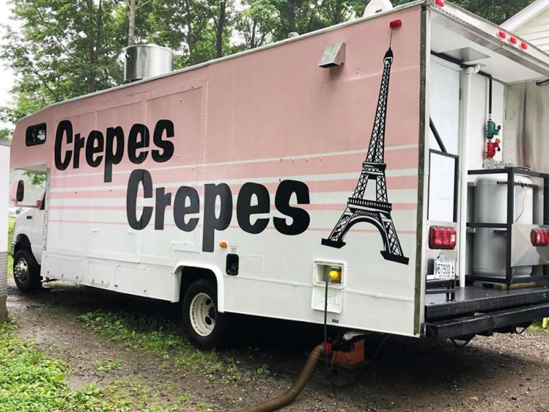 A new breakfast-and-dessert food truck that has opened on the Rockland-Thomaston line. Photo courtesy Crepes Crepes Crepes via Facebook page