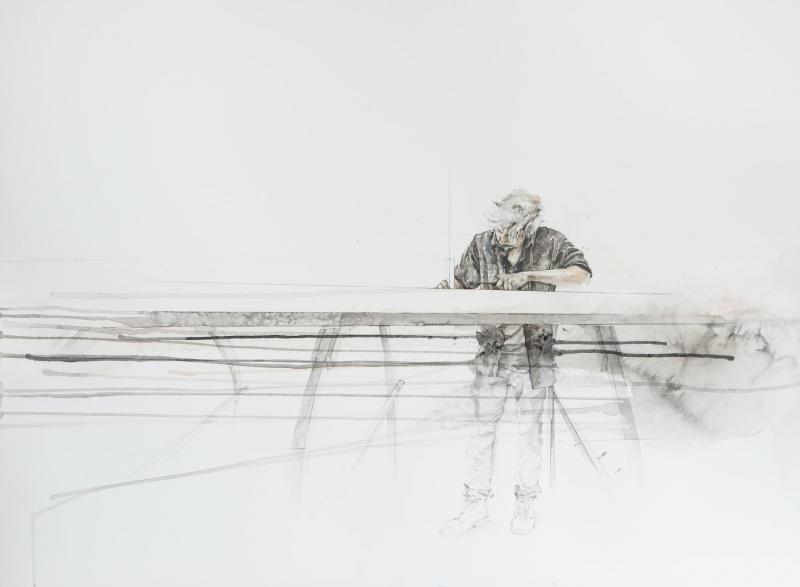 “Outlines” by Abe Goodale. (Photo courtesy Archipelago)