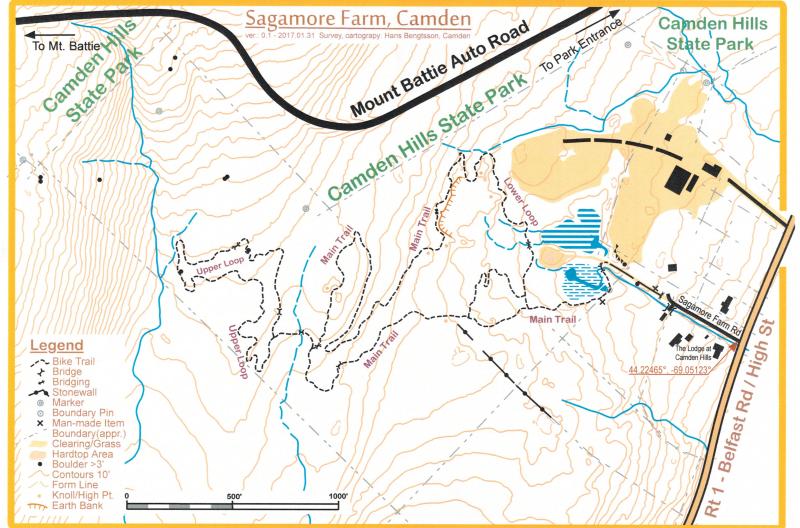 In 2017, the Camden Conservation Commission proposed that Camden designate a wooded area of the 77-acre, town-owned Sagamore Farm as a town park.