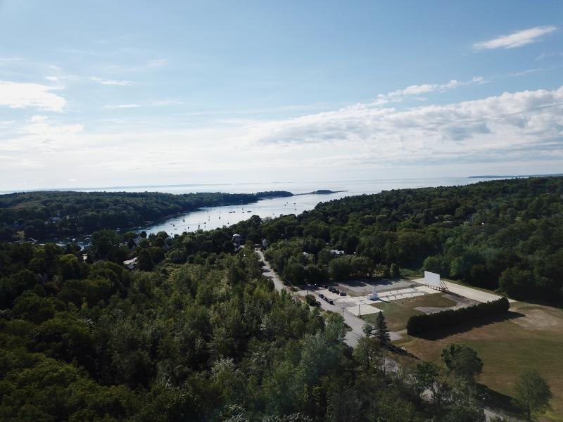 RES lies between Route 1 and Rockport Harbor. (Photo courtesy James Lawrence)