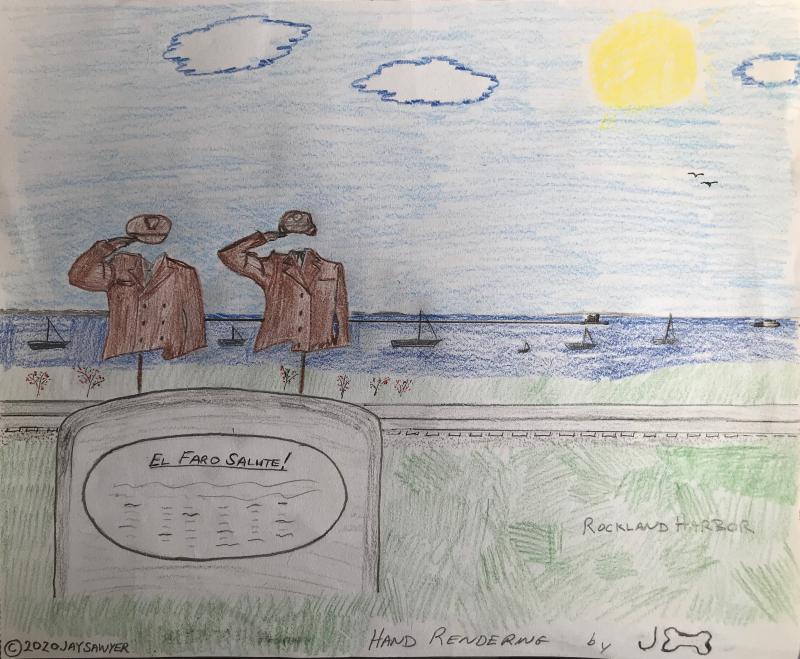 El Faro Salute! artist rendering. (Photo courtesy Jay Sawyer)
