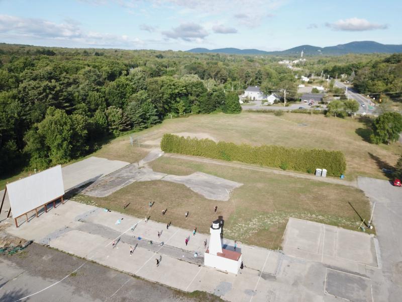 RES is currently being used by the community from everything like an outdoor movie theater to an exercise space. (Photo courtesy James Lawrence)