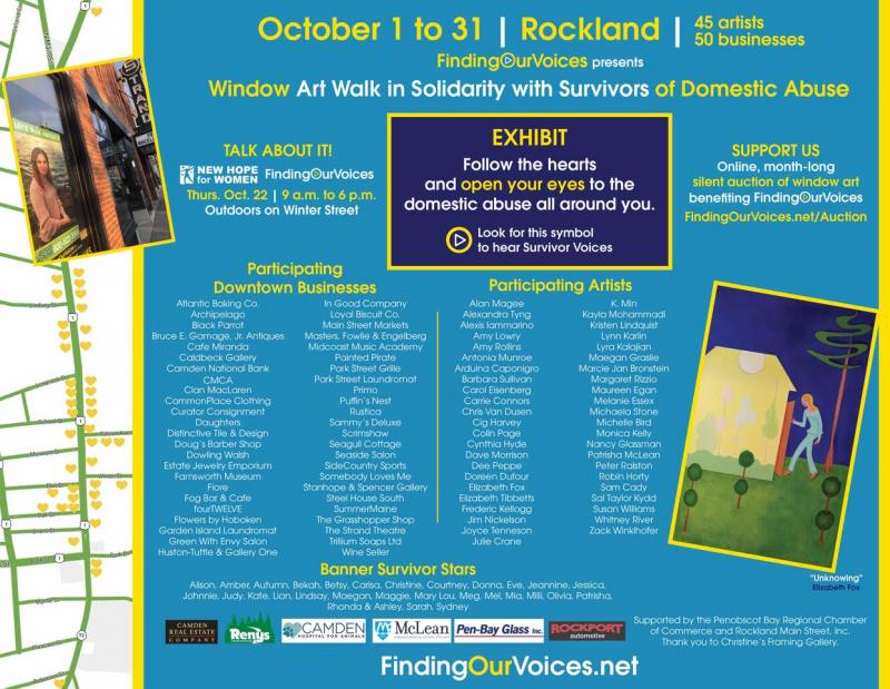 A poster for Finding Our Voices.