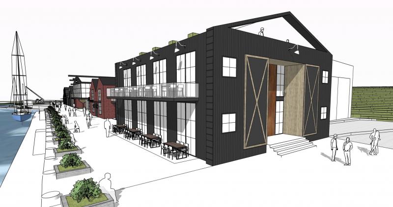 One view of the proposed redevelopment