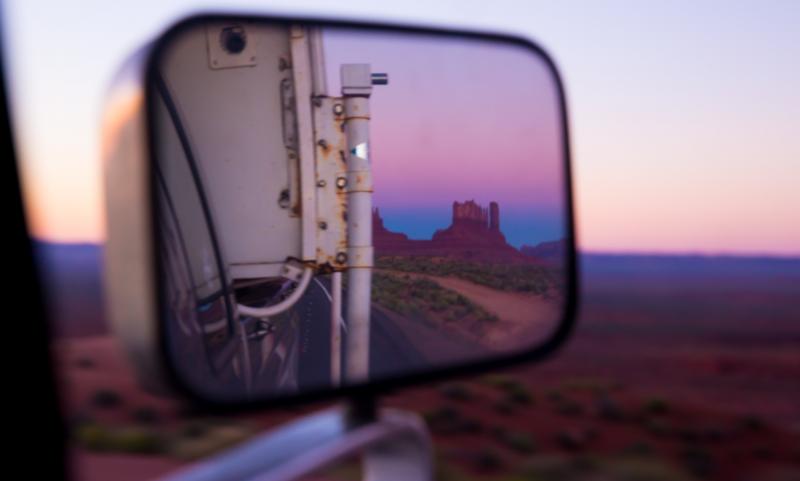 Monument Valley. Scene from The Ground Between Us. (Photo courtesy Strand Theatre)