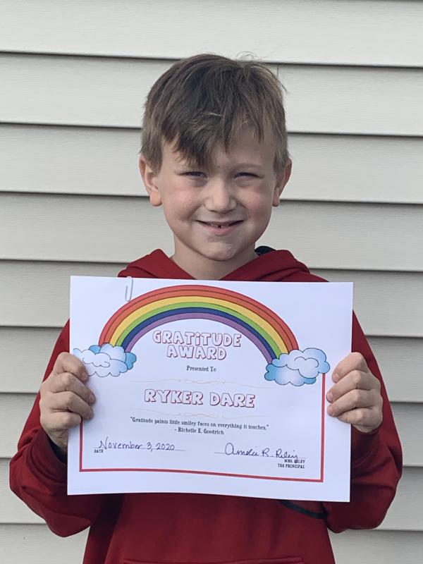 Ryker Dare. (Photo courtesy Thomaston Grammar School)