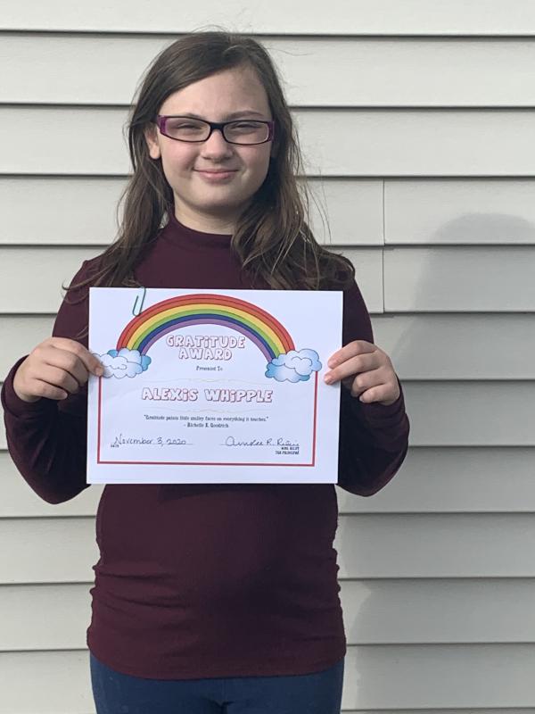 Alexis Whipple. (Photo courtesy Thomaston Grammar School)
