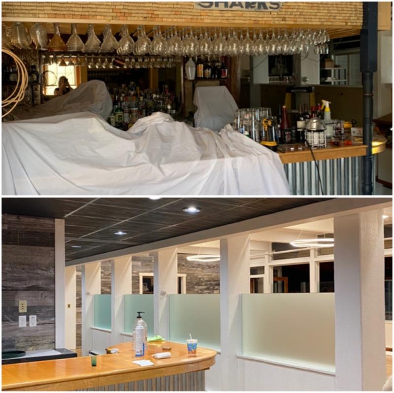 Before and After renovations. Photos by Lexi Zable.