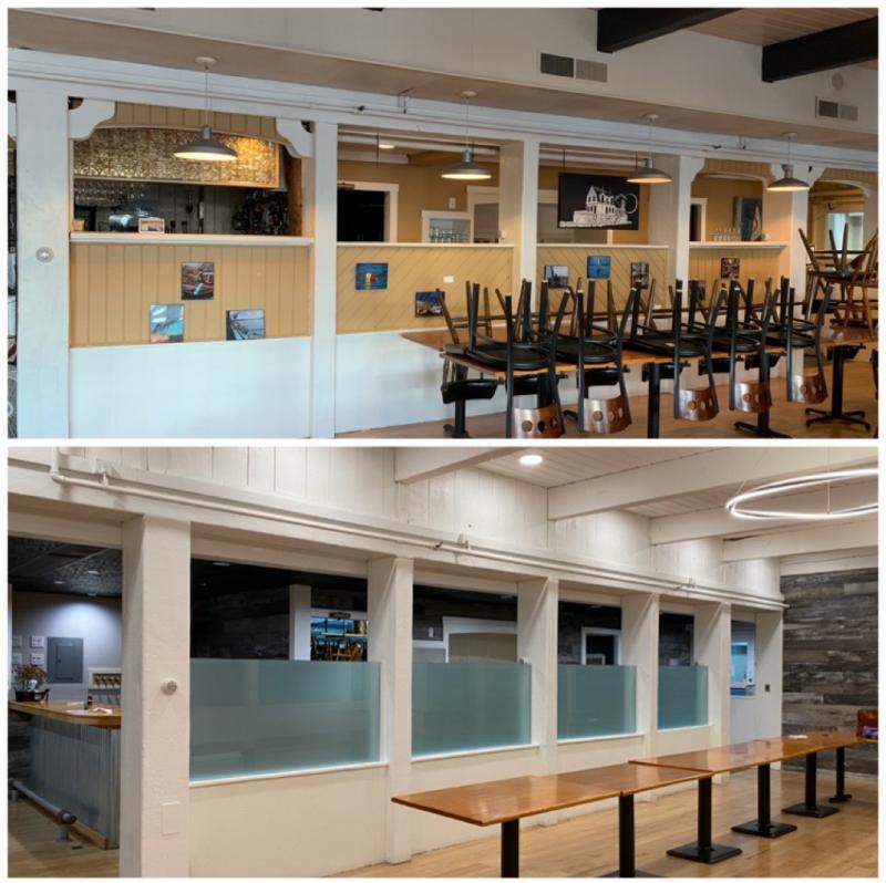 Before and After renovations. Photos by Lexi Zable.