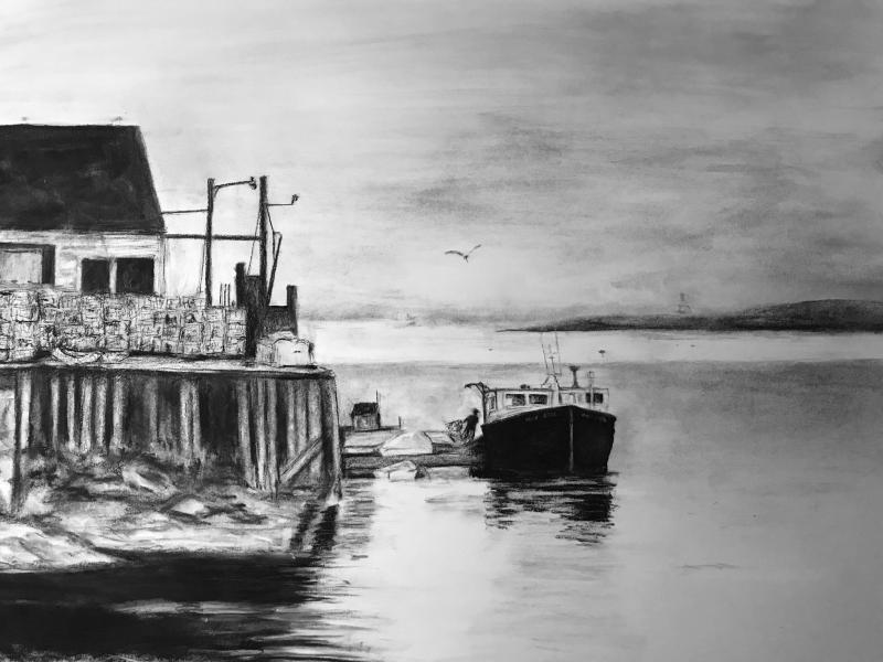 Fisherman’s Co-op, Corea Maine. Photo courtesy Suzanne Starr