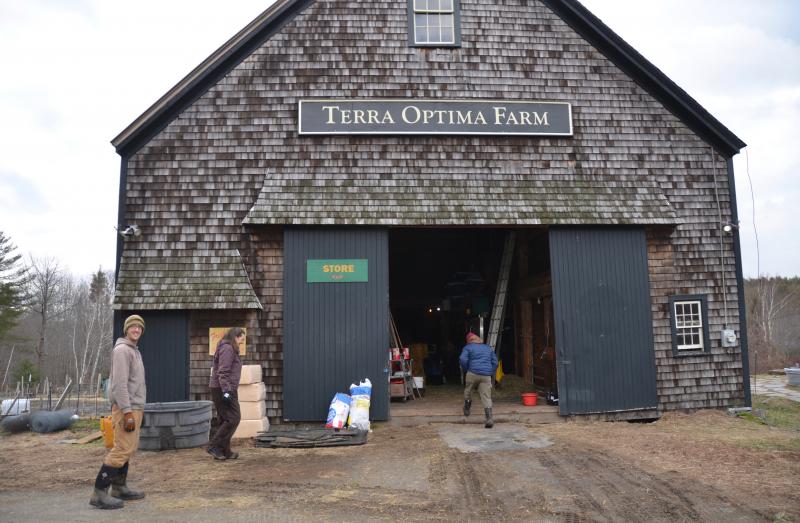 The barn at Terra Optima Farm was built around 1760. It is strong and sturdy, with a lot of treasures inside.