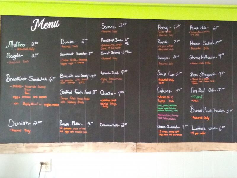 A sample of the menu. Photo courtesy Butter Up Cakes Facebook page.