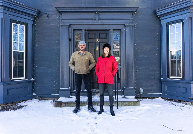 "Gabriela and Derek bought the former Drouthy Bear in September, moving into the upstairs apartment while renovating the restaurant.” Photo courtesy Elizabeth Soule