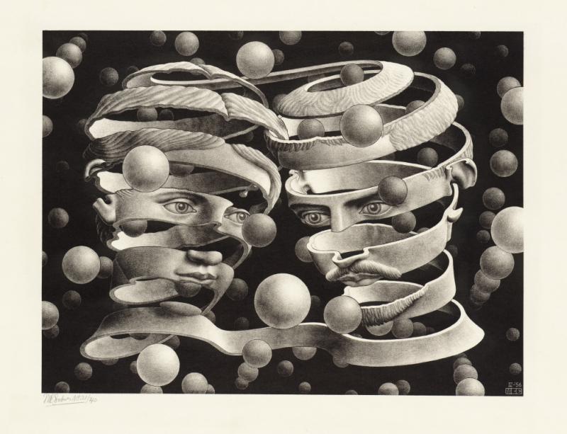 Artwork by M.C. Escher. (Photo provided by Zeitgeist Films)