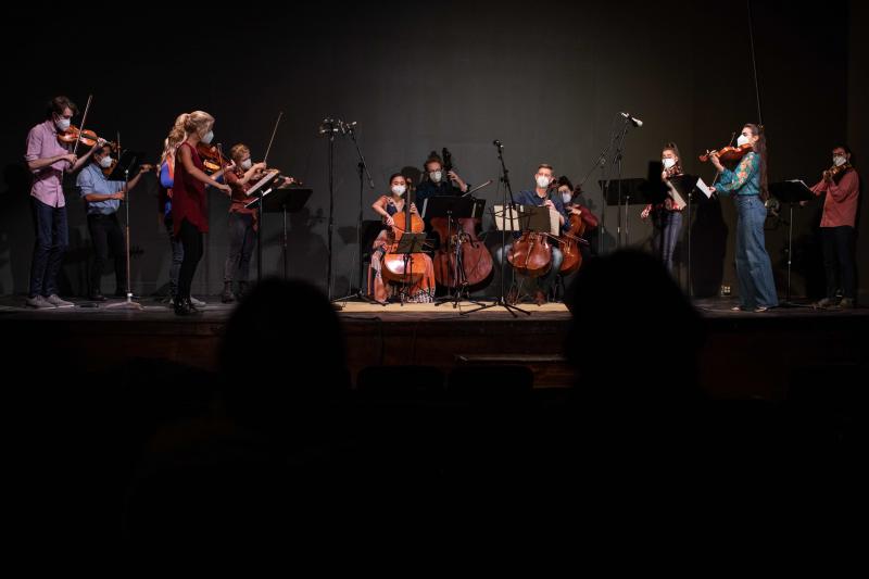 Palaver Strings performing (Photo courtesy Anna Finocchiaro)