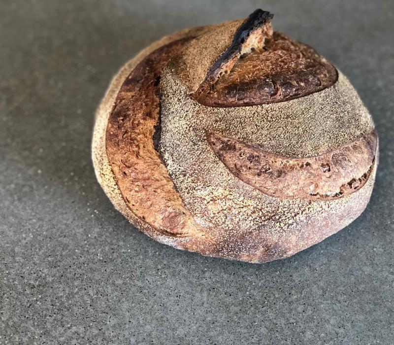 “Maine Grains naturally leavened sourdough” Photo courtesy Elizabeth Soule
