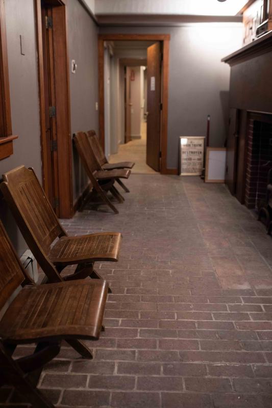 The Waldo’s backstage area (Photo courtesy Anna Finocchiaro)