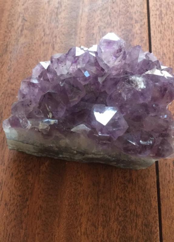 Which has led to a piece of crystal amethyst... Photo courtesy Matt Hunt