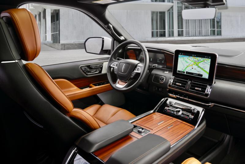 For sheer pushbutton decadence as well as comfort and space, it’s not possible to top a well-equipped Navigator. The optional 30-way adjustable front seats heat, cool and massage. The huge touchscreen is bright and easy to read and use. Each passenger in every row gets lights, USB ports, cupholders and more, and everyone is cossetted in leather, wood and high-touch synthetics.