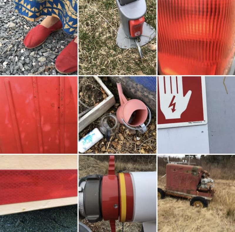 Color Walk Art Prompt. Photo collage courtesy Kim Bernard