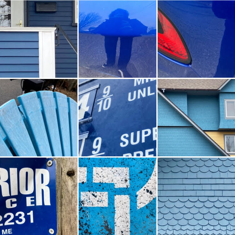 Color Walk Art Prompt. Photo collage courtesy Kim Bernard