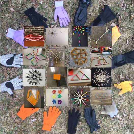 Arrangement of household items prompt. Photo collage courtesy Kim Bernard