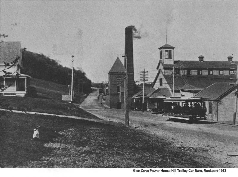 The Rockland, Thomaston and Camden Street Railway, an electric trolley company that produced electricity at the bottom of Power House Hill in Glen Cove, Rockport, sold surplus electricity to customers.
