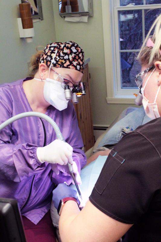 Dr. Rebecca Laliberte, Mount Pleasant Dental. (Photo courtesy Knox Clinic)