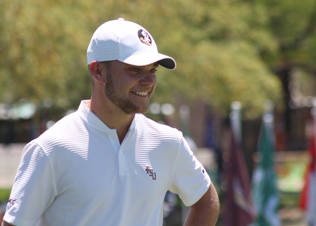 Cole Anderson during opening day of the NCAA Division I men’s golf national championship. (Courtesy Holly S. Anderson)