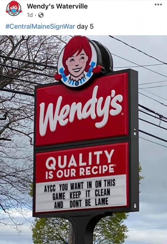 Photo courtesy Wendy’s Waterville