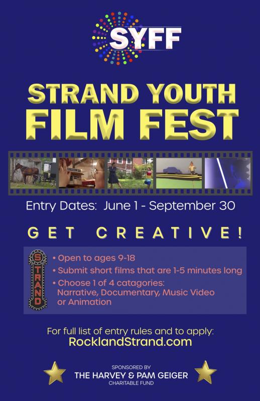 Strand's short film competition for middle, high school students opens in  June | PenBay Pilot