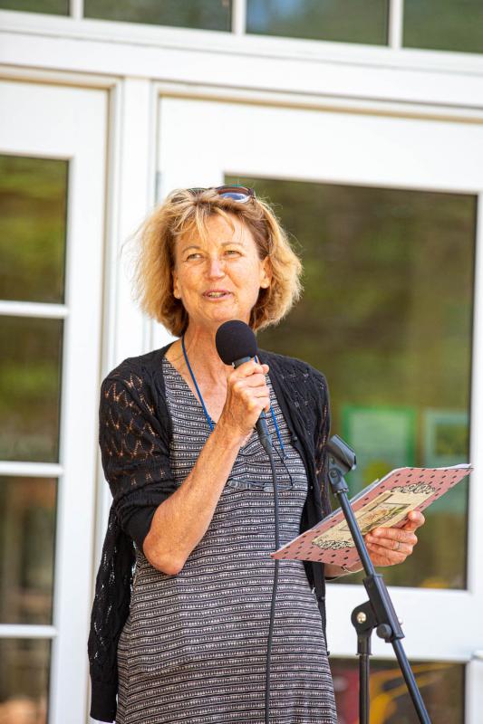 Denise Munger, Rockport Select Board member (Photo courtesy Jim Dugan, Rockport Library Foundation)