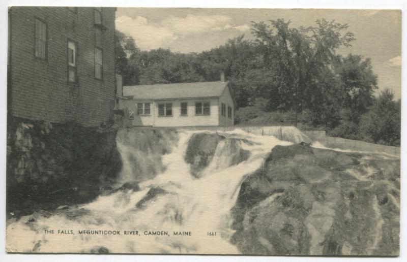 Vintage photo postcards of the Montgomery Dam and waterfall.(Photo courtesy Save the Dam Falls Committee)
