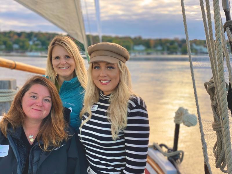 Niki Jaczura, Michelle Curtis and Nicole Quinn from First National Bank,. (Photo by Quinton Donleavy)