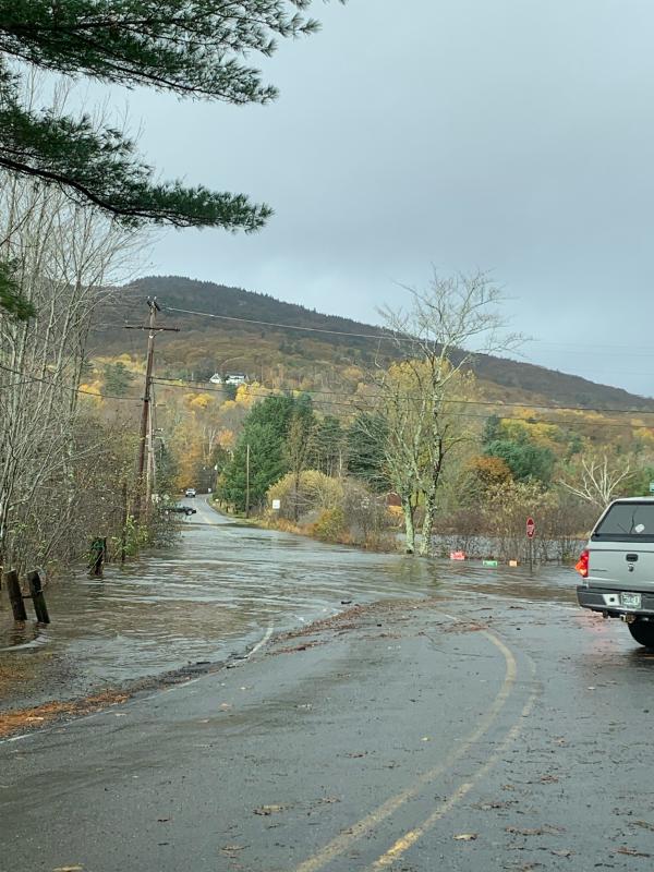 Hosmer Pond flooding (Photo courtesy Olivia Berez)