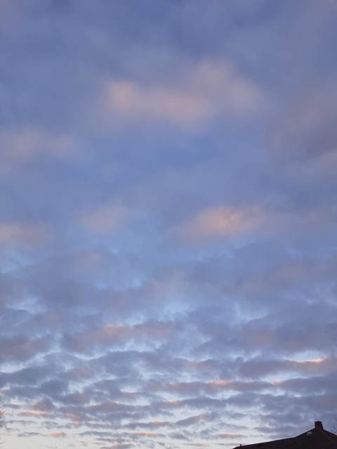 Mackerel sky. (Photo by Susan Kanellakis)