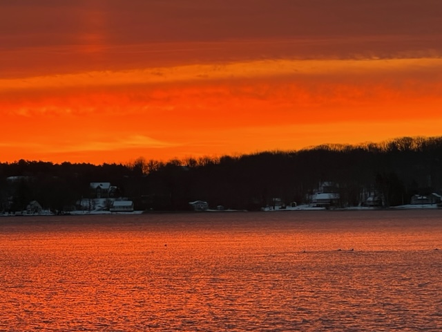 Chickawauke Lake at sunrise. (Photo by Deb Shepard)