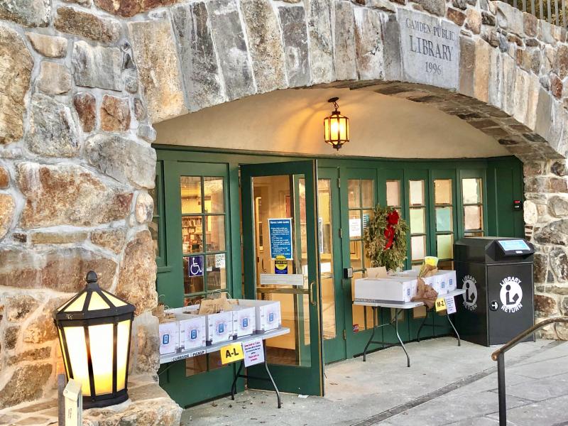 During the pandemic the library added services like curbside pick-up and a bountiful selection of online programs. (Photo courtesy Camden Public Library)