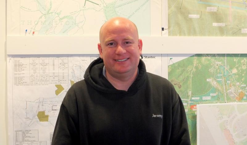 Knox County Airport manager Jeremy Shaw. (Photo by Chris Wolf)