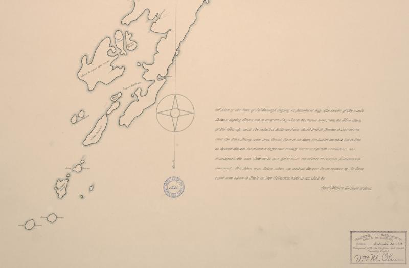 Page 9. Survey of Islesboro. Copied from #1331 Maps and Plans, MA Archives. (Maine State Archives)