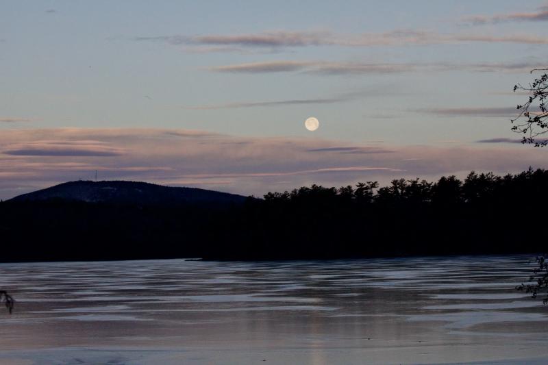 Setting "wolfe moon" 11/18/22. (Photo by Roger Wickenden)