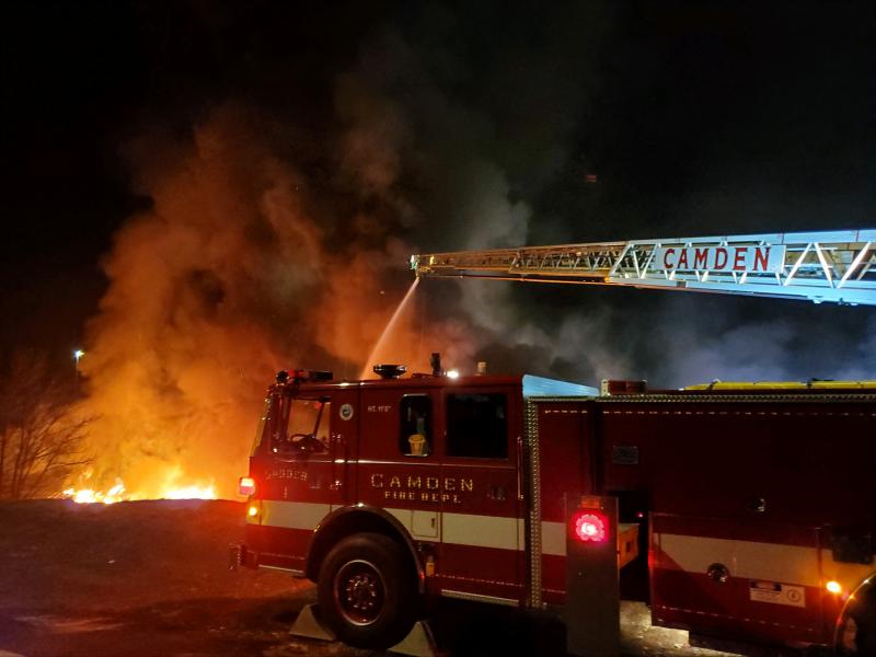 (Photo courtesy Camden Fire Department)